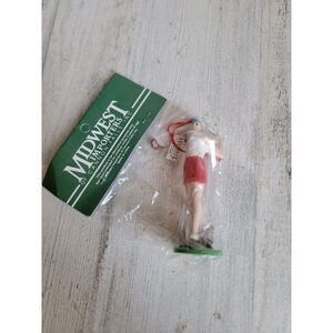 Vintage Midwest Cannon Falls female golfer golfing golf ornament Xmas